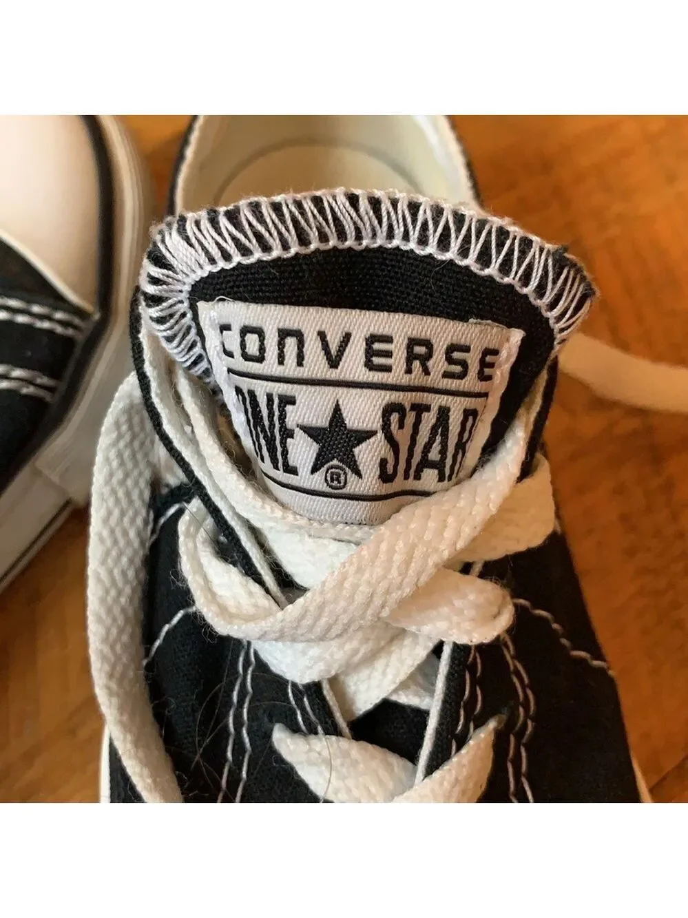 Black Converse One Star low top tennis shoes  / sneakers Size 12.5